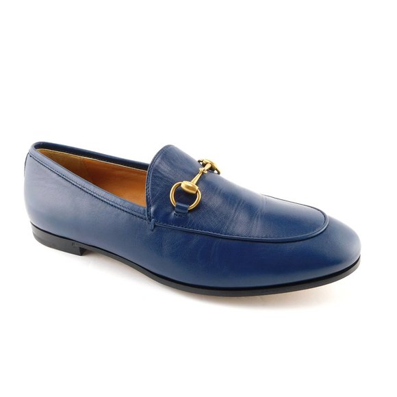 royal blue gucci loafers